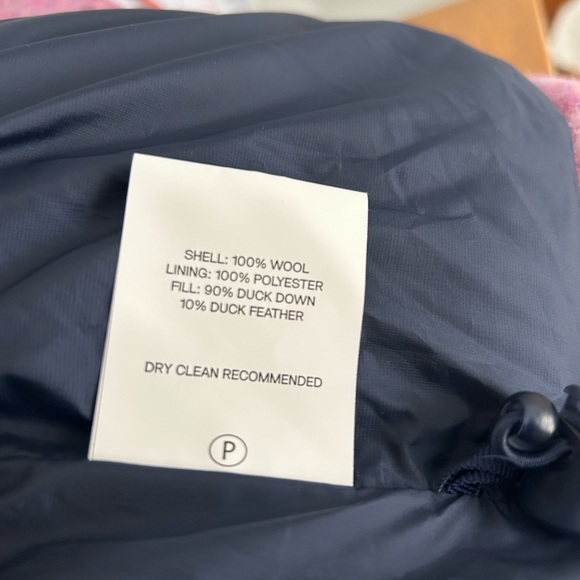 NWT Madhappy X Harris Tweed Puffer Jacket Violet SZ M Unisex 100% Wool Duck Down - Picture 7 of 8